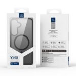 DUX DUCIS Yind Series Magnetic Matte Anti-drop TPU+PC+Magnets Case for Samsung Galaxy S25 Black