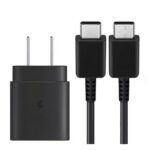 45W PD Adapter Type-C Charger with 1.8M 5A Type-C to Type-C Cable for Samsung US Plug OEM Black - Image 2