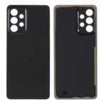 Battery Door + Battery Door Adhesive + Back Camera Lens and Bezel for Samsung Galaxy A33 5G A336 Black Ori