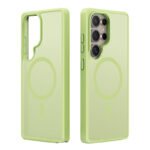DUX DUCIS Yind Series Magnetic Matte Anti-drop TPU+PC+Magnets Case for Samsung Galaxy S25 Ultra Cyan Lake