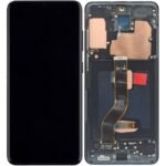 Screen Replacement With Frame for Samsung Galaxy S20+/S20+ 5G Aftermarket Black HQ