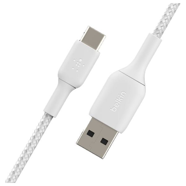 745883788590 Belkin BoostCharge Braided 2m (6.6 ft.) USB-A to USB-C Cable - Image 1