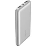 Belkin BoostCharge 10000 mAh USB-A/USB-C 15W PD Power Bank - Silver