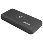 Energizer QE20007PQ USB-A/ USB-C 20,000 Power bank Wireless Qi Charger - Black