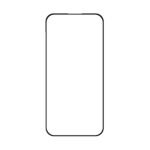 Silk Screen Full Screen Tempered Glass Screen Protector for iPhone 16 Black - Image 2