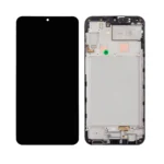 Small Display Size Screen Replacement With Frame for Samsung Galaxy A24 4G TFT Black HQ