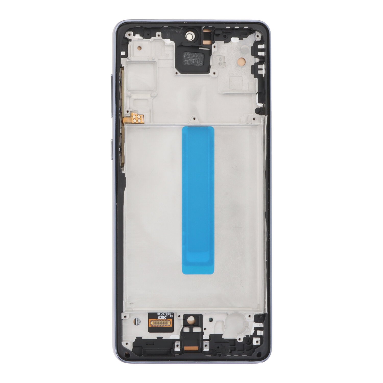 AS131103_1 Screen Replacement With Frame for Samsung Galaxy A73 5G TFT Black HQ - Image 1