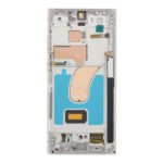 Screen Replacement With Frame for Samsung Galaxy S23 Ultra S918U USA Version OLED Silver HQ