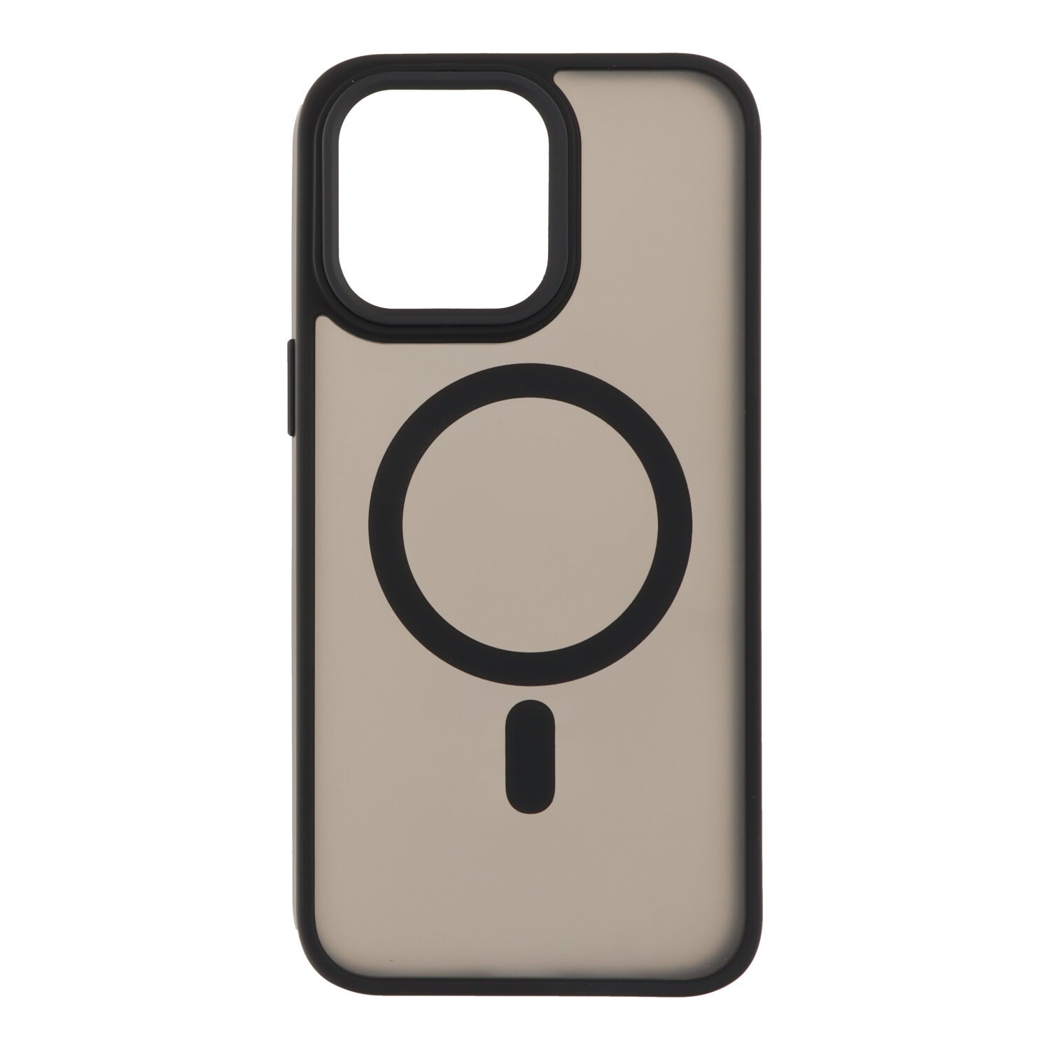 AS151861A Magnetic Skin Feel Frosted Translucent Case for iPhone 16 Pro Black - Image 1