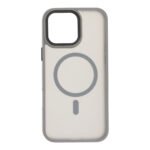 Magnetic Skin Feel Frosted Translucent Case for iPhone 16 Pro Max Gray