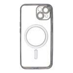 Full Cover Lens Magnetic Plating Frame Case for iPhone 14 Black - Image 2