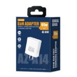 Azeada AZ-A14 65W Type-C*2+USB*2 Four port GaN Fast Charging Adapter US Plug White