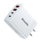 Azeada AZ-A14 65W Type-C*2+USB*2 Four port GaN Fast Charging Adapter US Plug White - Image 4
