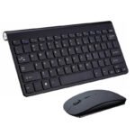 K908 Universal 2.4G Wireless Keyboard + Wireless Mouse Set without Battery Black