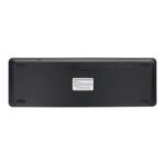 2.4GHz Ultra Thin Wireless Keyboard with Touchpad without Battery US Version Black - Image 3