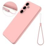 Pure Color MagSafe Anti-drop Liquid Silicone Case for Samsung Galaxy S25+ Pink