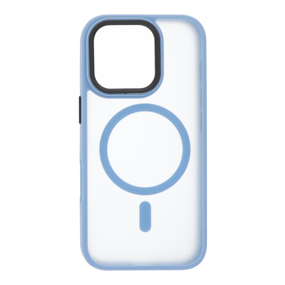 light blue Magnetic Skin Feel Frosted Translucent Case for iPhone 15 Light Blue - Image 1