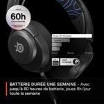 SteelSeries Arctis Nova 5P Wireless Multi-System Gaming Headset — Neodymium Magnetic Drivers — 100+ Audio Presets — 60 HR Battery — 2.4GHz or BT — ClearCast Gen2.X Mic — PS5, PS4, PC, Switch, Mobile - Image 4