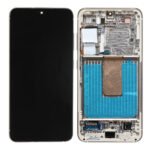 Screen Replacement With Frame for Samsung Galaxy S23 S911U USA Version Aftermarket Silver HQ