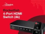 Rocketfish™ - 4-Port 4K 60Hz HDMI Switch Box - Black -