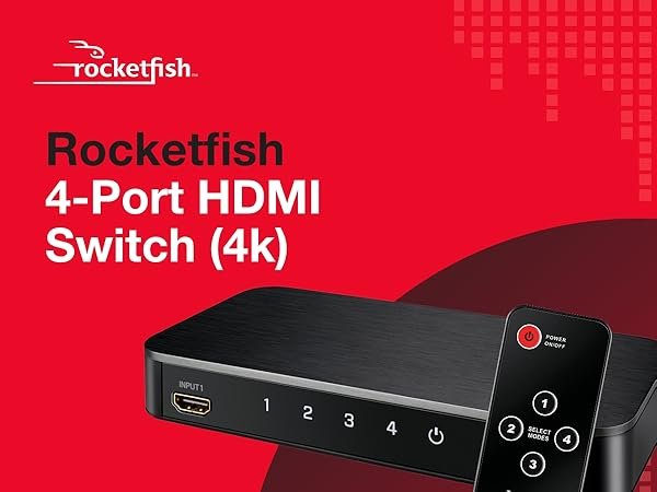 111d0dac-d660-4684-8996-128d802a9572.__CR0,0,1200,900_PT0_SX600_V1___ Rocketfish™ - 4-Port 4K 60Hz HDMI Switch Box - Black - - Image 1