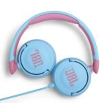 JBL JR310 Kids Wired On-Ear Headphones - Blue - Image 3