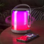 WEKOME D46 Vanguard Series Portable Bluetooth Speaker with Colorful Light Black - Image 2