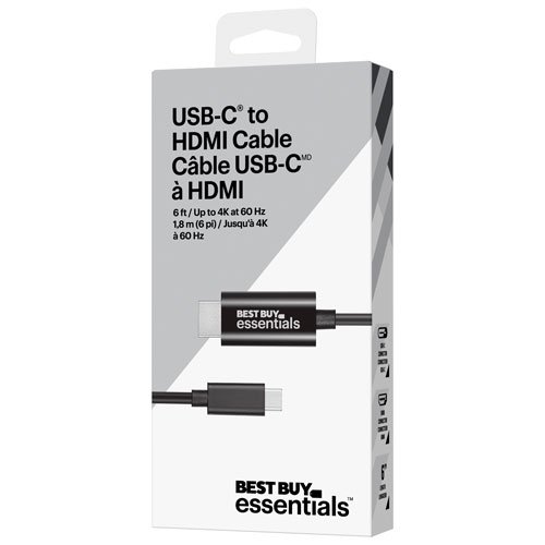 600603280887 1.8m (6 ft.) USB-C to 4K UHD HDMI Cable - Image 1