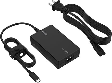 61kfQMlVkGL._AC_SX466_ Belkin USB-C Core GaN Power Adapter 100W for laptops - Image 1