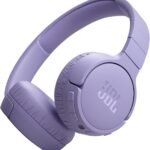 JBL Tune 670NC - Adaptive Noise Cancelling with Smart Ambient Wireless On-Ear Headphones, Up to 70H Battery Life with Speed Charge, Lightweight, Comfortable and Foldable Design (Purple)