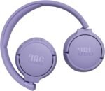 JBL Tune 670NC - Adaptive Noise Cancelling with Smart Ambient Wireless On-Ear Headphones, Up to 70H Battery Life with Speed Charge, Lightweight, Comfortable and Foldable Design (Purple) - Image 3