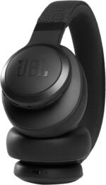 JBL Live 660NC - Wireless Over-Ear Noise Cancelling Headphones with Long Lasting Battery and Voice Assistant - Black, 40mm dynamic driver - Image 3
