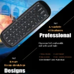 WeChip W1 Universal TV Remote Air Mouse, Wireless Keyboard Fly Mouse 2.4GHz Connection Air Remote Keyboard Mouse for Android TV Box/PC/Smart TV/Projector/HTPC/All-in-one PC/TV (w1) - Image 5