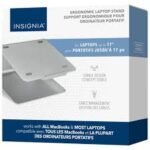 Insignia Ergonomic Laptop Stand - Space Grey