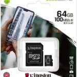 Kingston 64GB microSDXC Canvas Select Plus 100MB/s Read A1 Class