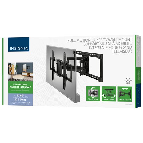17502478_8 Insignia 42'' - 90" Full Motion TV Mount - Image 1