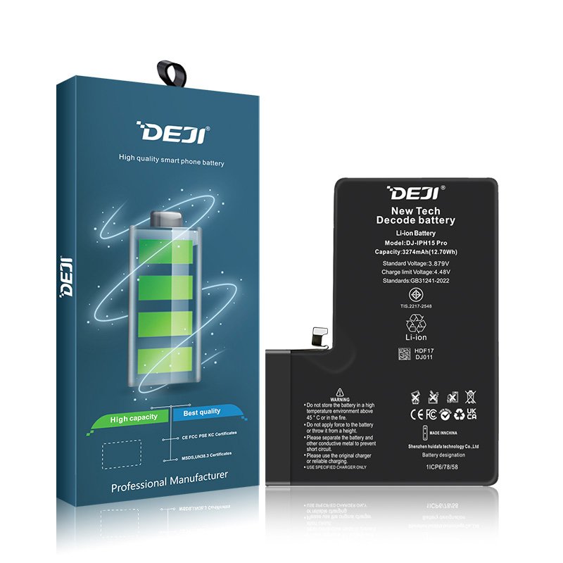 202506161737556oCWQ0 Battery Replacement for Apple iPhone 15 pro with Original Capacity 3274 mAh DEJI- 6 month warranty - Image 1