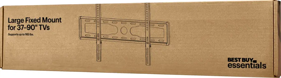 6451090ld Best Buy Essentials 37" - 90" Fixed TV Wall Mount - Image 1