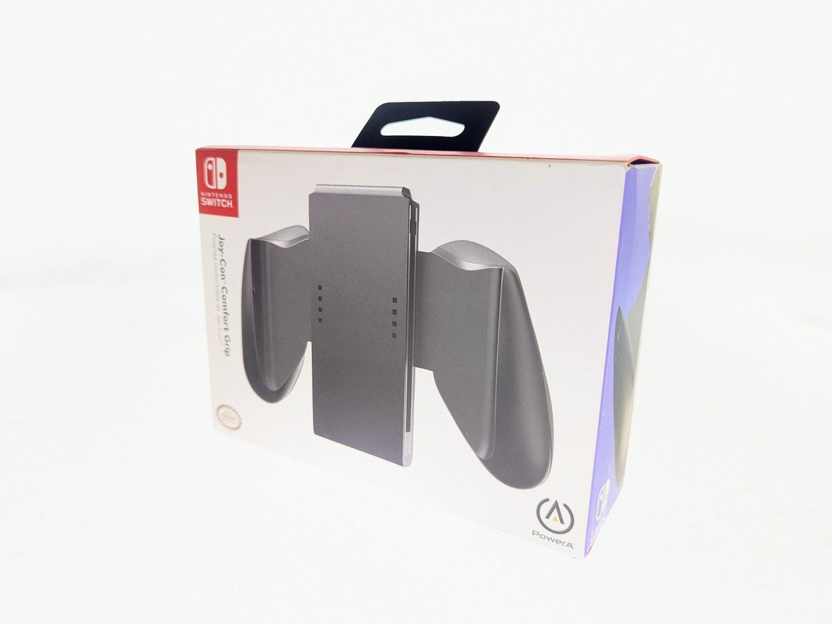 nin PowerA - Joy-Con Comfort Grip for Nintendo Switch - Black - Black - Image 1