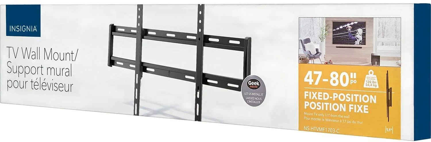 shopping Insignia 47" - 90" Fixed TV Wall Mount - Image 1