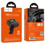 HOCO E87 Delta 35W(1A1C) car BT FM transmitter black