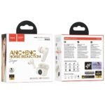 HOCO EQ22 Singer true wireless ANC+ENC noise reduction BT headset (cloudy white)
