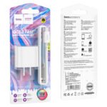 HOCO C109(PD20W+QC3.0) Fighter PD20W+QC3.0 charger set(C to C)(US) white