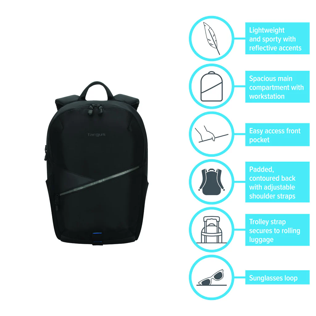 TBB632GL_Composite_1024x1024 Targus TBB632GL-70 Transpire Carrying Case Backpack for 15" to 16" - Image 1