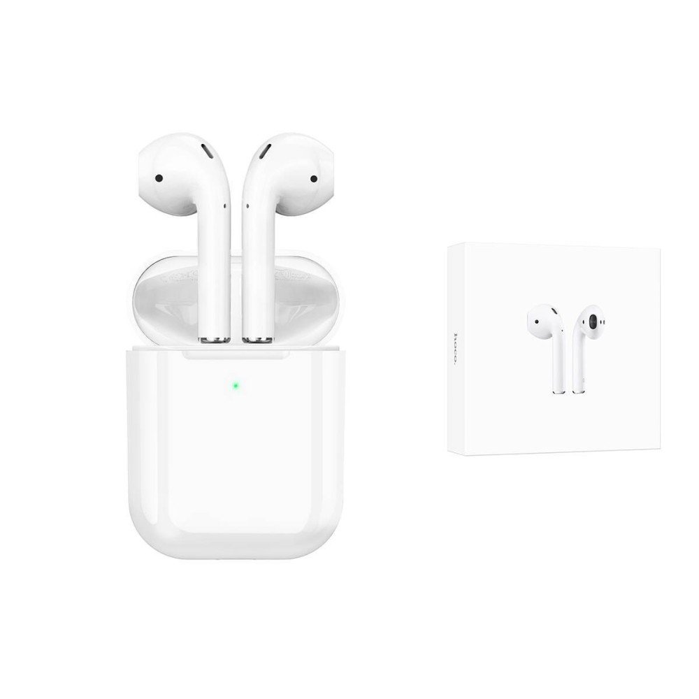 hoco-ew74-tws-in-ear-bluetooth-airpods-wireless-headphones-4hrs HOCO EW74 True wireless stereo headset white - Image 1