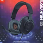 JBL Quantum 100 Wired Over-Ear Gaming Headset with Detachable Mic and 3.5mm Audio Cable - Black