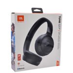 JBL Tune 520 BT Original Wireless On-Ear Headphones with Purebass Sound: black