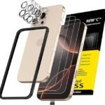 IPHONE 16 PRO MAX: NEW`C  3 SCREEN PROTETOR + 3 CAMERA LENS