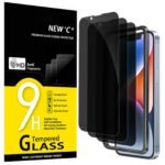 NEW'C Pack of 3 Privacy Screen for iPhone 16 Pro